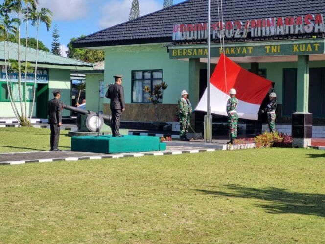 
					Sebagai Inspektur Upacara, Dandim 1302/Minahasa Bacakan Sambutan Menteri Sosial Pada Peringatan Hari Pahlawan Tahun 2024
