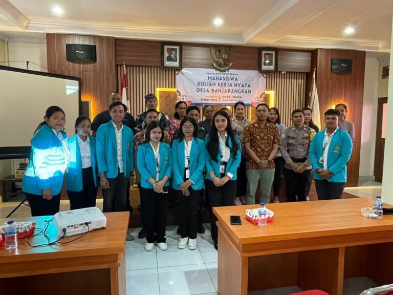 Babinsa Banjarangkan Hadiri Penutupan KKN Institut Teknologi Markandeya Bali