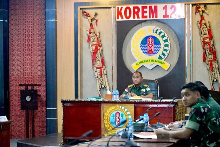 KOREM 121/ABW GELAR SIDANG KENAIKAN PANGKAT PERIODE 1-4 2025