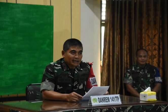
					Memasuki Hari Kedua Latihan Posko I Korem 141/Td Para Peserta Lebih Semangat Dalam Menerima Materi