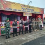 Personil Kodim 1015/Sampit Bersinergi Dalam Pengaman Perayaan Natal Dan Tahun Baru 2025