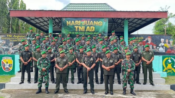 
					Pimpin Upacara Peringatan Hari Juang TNI-AD Tahun 2024 Dandim 1603/Sikka Bacakan Amanat Kasad.