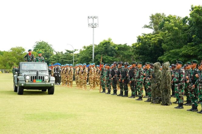 
					Kodam II/Sriwijaya Gelar Geladi Upacara Hari Juang TNI AD 2024