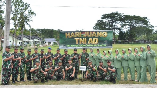 
					Hari Juang TNI AD : Korem 141/TP Bersama Rakyat Wujudkan Kepedulian Lingkungan Melalui Penanaman Pohon