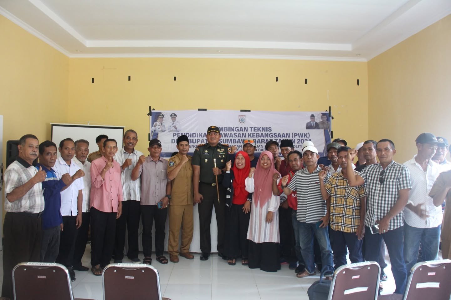 Dandim 1628 Narasumber Bimnis Pendidikan Wawasan Kebangsaan (PWK) Di Sumbawa Barat Tahun 2024