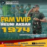 Dandim 0606/Kota Bogor Pimpin Apel Gelar Pasukan Pengamanan VVIP Silaturahmi dan Reuni Akbar 1974 Di Istana Bogor