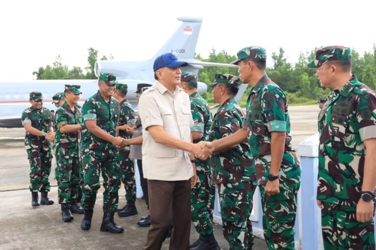 Menhan RI Didampingi Wakasau Tinjau Lokasi Latihan Gabungan Strategis di Kaltara