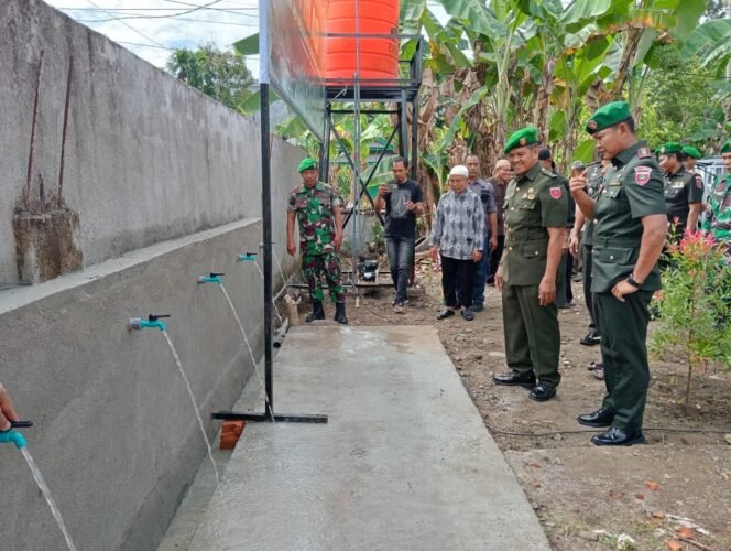 
					Dandim 1403/Palopo Meresmikan Sumur Bor Dihari Juang TNI-AD