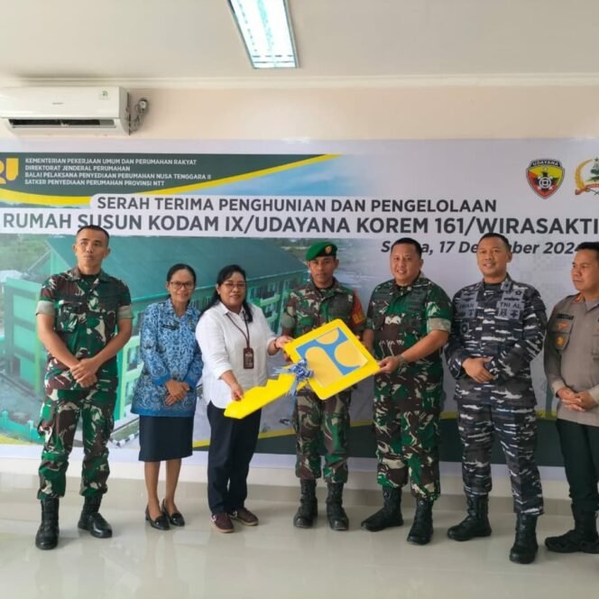 
					Dandim 1612/Manggarai Terima Rusun untuk Prajurit di Manggarai Barat, Wujud Nyata Sinergi Pembangunan