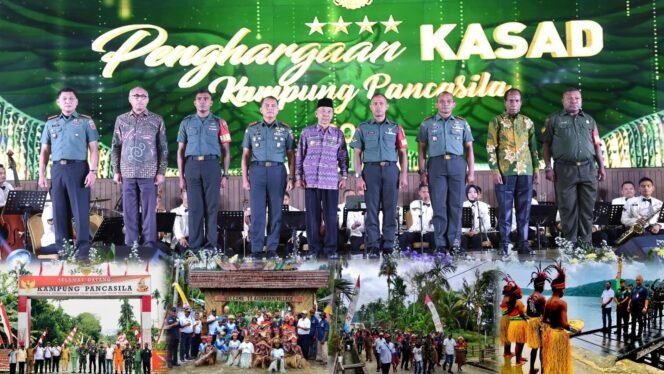 
					Dandim 1811/Teluk Wondama Raih Kampung Pancasila KASAD Award Tahun 2024 Kodim 1811/Teluk Wondama meraih Penghargaan