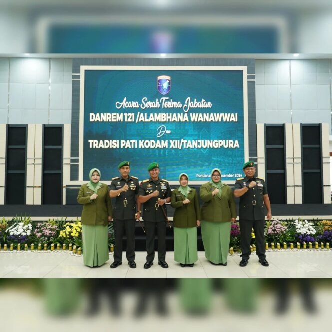 
					Pangdam Tanjungpura Pimpin Sertijab Danrem 121/Abw