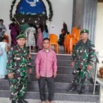 Babinsa Koramil 03/Mandau Amankan Perayaan Ibadah Natal di Gereja HKBP Resort Simpang Padang