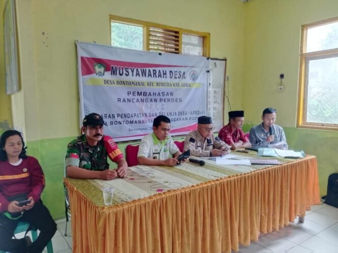 
					Babinsa Desa Bontomanai Hadiri Musyawarah Desa Penetapan Rancangan APBDes 2025