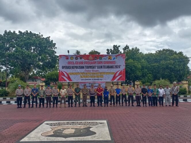 
					Komandan Kodim 1015/Sampit Hadiri Apel Gelar Pasukan Operasi Lilin Telabang Pengamanan Nataru 2025