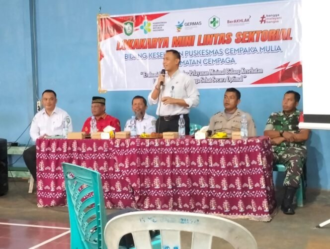 
					Babinsa Koramil 1015-06/Cempaga Tegah Hadiri Lokakarya Mini Lintas Sektor Bidang Kesehatan