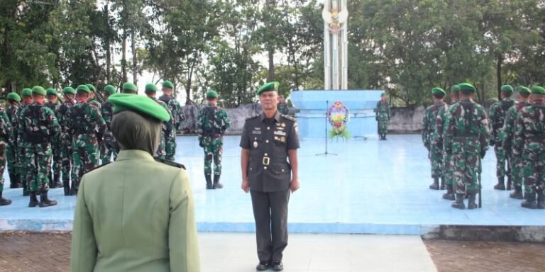 Kodim 0313/KPR Gelar Ziarah Di Taman Makam Pahlawan, “Heningkan Cipta Mengenang Jasa Para Pahlawan