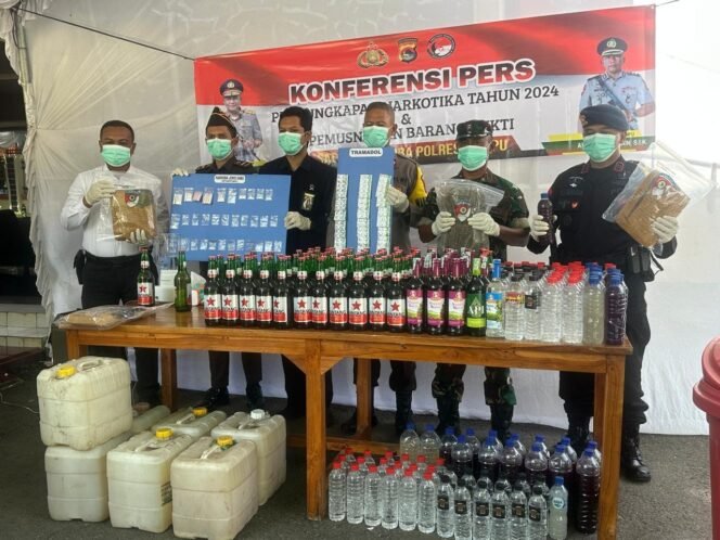 
					Danramil 01/Dompu Hadiri Pemusnahan Barang Bukti ( BB ) di Mapolres Dompu