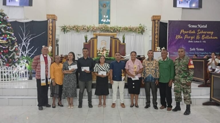 Babinsa Camplong Amankan Ibadah Natal di Gereja