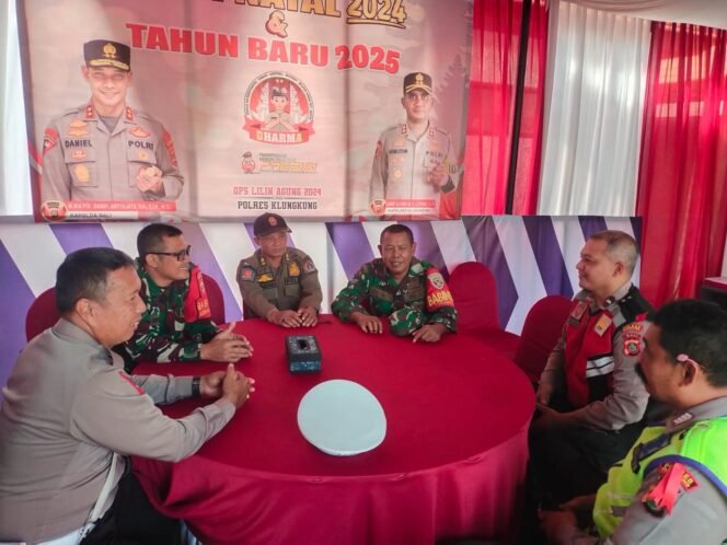 
					Dijaga Ketat Aparat Gabungan, Situasi Wilayah Di Pos Pantau Goa Lawah Aman Terkendali