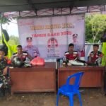 Jaga Kondusifitas, Koramil Nusa Penida Bersinergi Gelar Pemantauan Di Pos Pengamanan Gabungan Kelingking