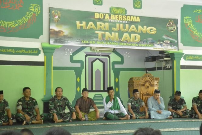 
					Kodim 0426 TB Menggelar Do’a Bersama Dalam Rangka Memperingati Hari Juang TNI-AD Ke-79