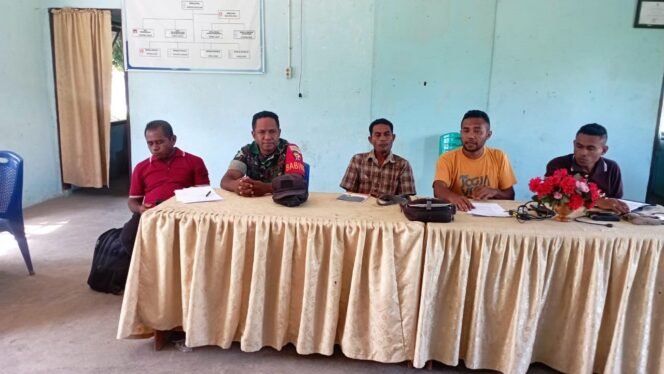 
					Babinsa Soliu Ikuti Serah Terima Hasil Pembangunan Fisik 2024