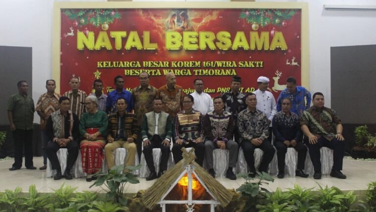 Dandim Kupang Hadiri Natal Bersama, Semangat Kolaborasi TNI dan Masyarakat