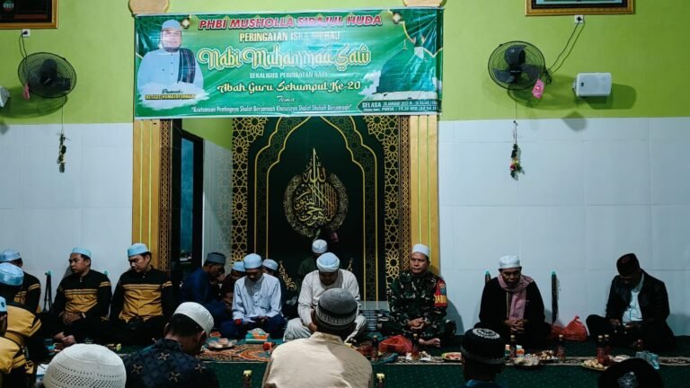 Serka Iskandar,Babinsa Koramil 1015-04/Baamang Hadiri Peringatan Isra’ Mi’raj di Wilayah