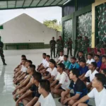 Dandim 0817/Gresik Berikan Motivasi dan Latihan Fisik kepada Casis Tamtama TNI AD