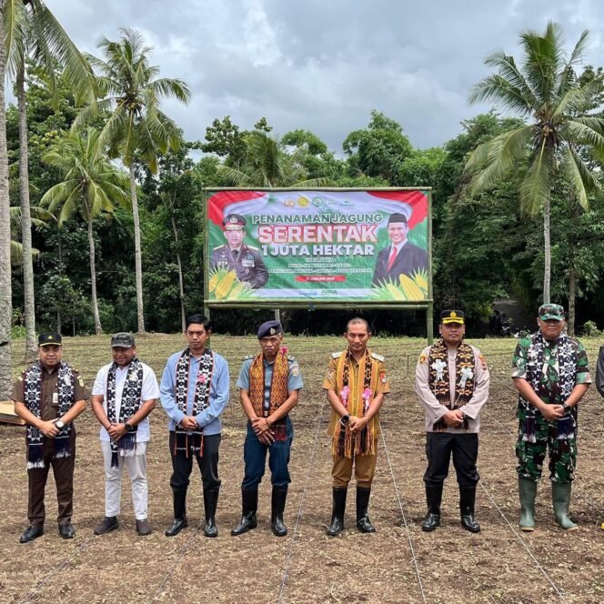
					Dandim 1603/Sikka Hadiri Kegiatan Penanaman Jagung Serentak 1 Juta Hektar.