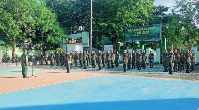 
Pimpin Apel Pagi, Ws. Kasdim 1425 Jeneponto Tekankan Kedisiplinan Anggota