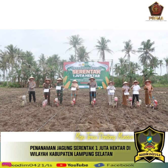 
					Lampung Selatan Dukung Program Asta Cita: Launching Penanaman Jagung Satu Juta Hektar