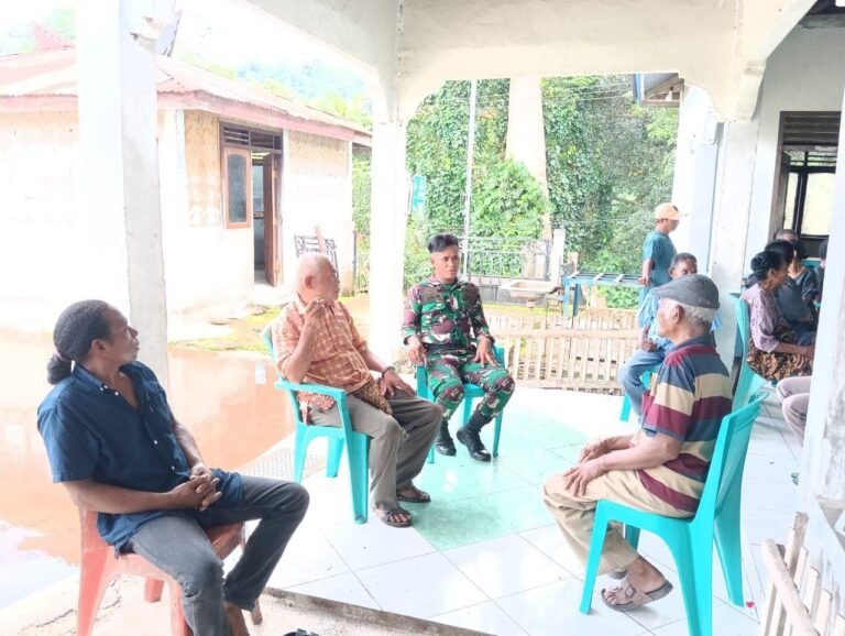 Perkokoh Kemanunggalan, Babinsa Koramil 04/Kewapante Secara Rutin Gelar Komsos Bersama Warga Binaan