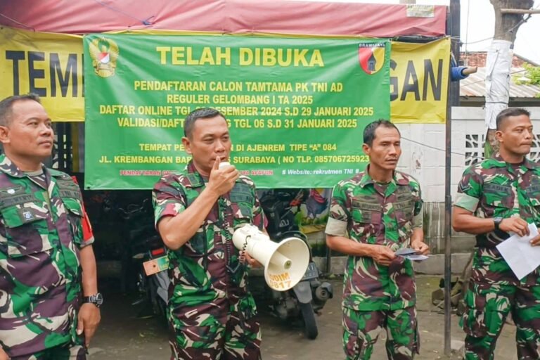 Kodim 0817/Gresik Gelar Sosialisasi dan Pelatihan bagi Calon Prajurit TNI AD 2025