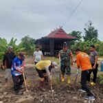 Koramil 1420-07/Baranti Bersama Warga gelar Karya Bakti di Kelurahan Manisa