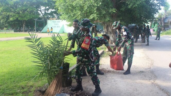 
					Kodim 1604/Kupang Ikuti Apel Pembersihan Karya Bhakti