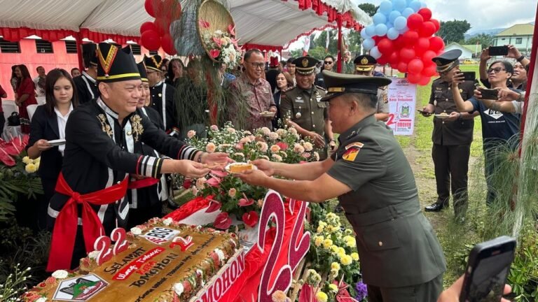 Dua Daerah di Wilayah Teritorial Kodim 1302/Minahasa Hari ini Berulang Tahun