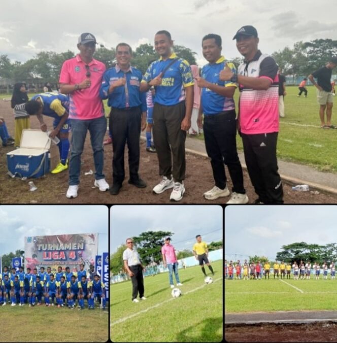 
Dandim 1614/Dompu hadiri turnamen sepak bola Liga 4.