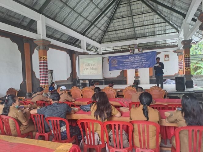 
					Babinsa Jehem Hadiri Undangan Penerimaan Mahasiswa KKN PPM Periode XXX Tahun 2025 Universitas Udayana