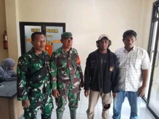 Respon Laporan warga, Babinsa Wilamaci dan Babinsa Ule amankan Terduga Pelaku Pembunuhan