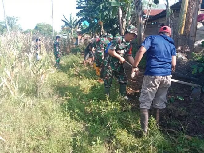 
					Koramil 1420-01/ Panca Lautang Gelar Karya Bhakti Pembersihan Saluran Air.