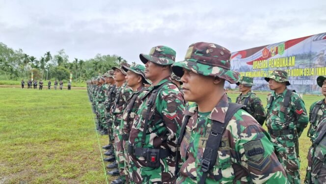 
					Kodim 0314/Inhil Gelar Gladi Resik Jelang Upacara Pembukaan TMMD Ke-123