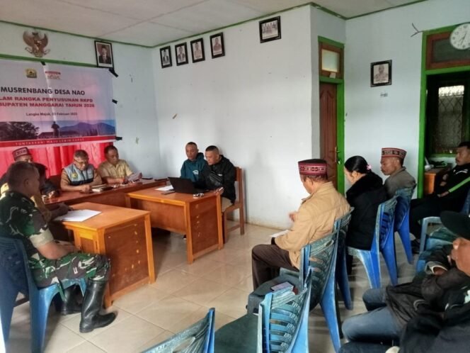 
					Babinsa Jadi Saksi, Perancangan Masa Depan Desa Nao