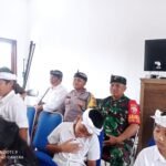 Usung Tema “ Jagat Jerti jagra Hita Samasta “, Bulan Bahasa Bali VII Desa sampalan Tengah Dikawal Babinsa