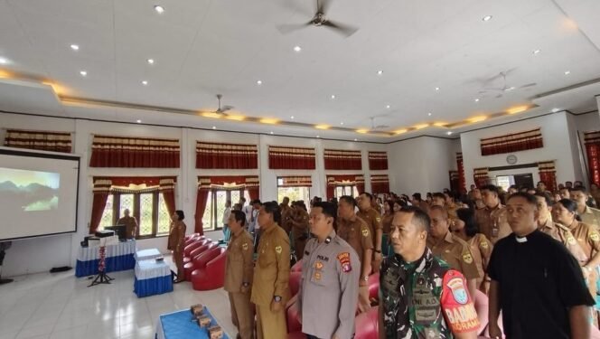 
					Babinsa 1016-07/Tewah Hadiri Musrenbang RKPD