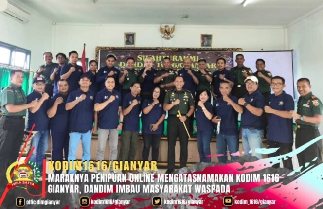 
					Maraknya Penipuan Online Mengatasnamakan Kodim 1616 Gianyar, Dandim Imbau Masyarakat Waspada