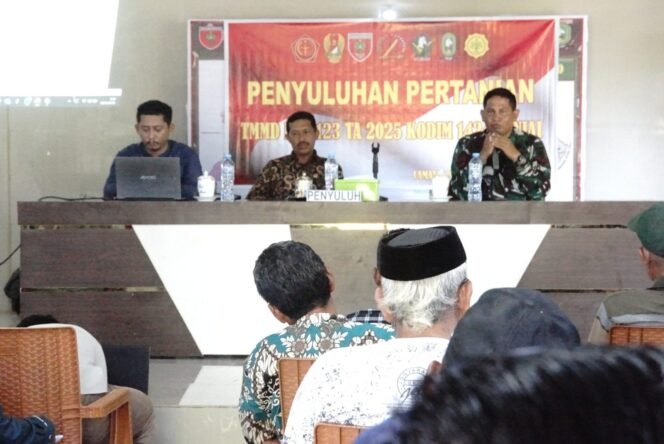 
Satgas TMMD ke-123 Kodim 1424/Sinjai Gelar Penyuluhan Pertanian untuk Meningkatkan Produktivitas Petani