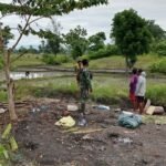 Tingkatkan Program Ketahanan Pangan Nasional, Babinsa Koramil 01/ Kota Soe, Komsos Dengan Para Petani