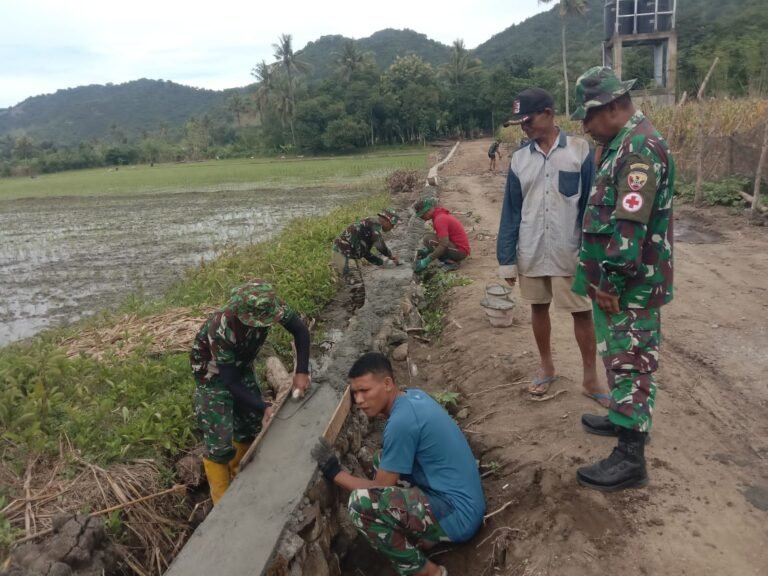 Pembangunan Jalan Usaha Tani TMMD di Sumbawa Barat Capai 81%