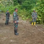 Pastikan Semua Berjalan Lancar, Dansatgas TMMD Kodim 1311/Morowali Tinjau Lokasi